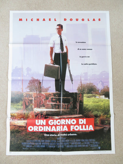 FALLING DOWN ITALIAN 2 FOGLIO POSTER MICHAEL DOUGLAS ROBERT DUVALL 1993 Rendezvous Cinema Movie posters