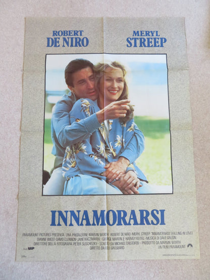 FALLING IN LOVE ITALIAN 2 FOGLIO POSTER ROBERT DENIRO MERYL STREEP 1984 Rendezvous Cinema Movie posters