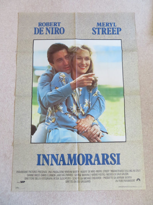 FALLING IN LOVE ITALIAN 2 FOGLIO POSTER ROBERT DENIRO MERYL STREEP 1984 Rendezvous Cinema Movie posters