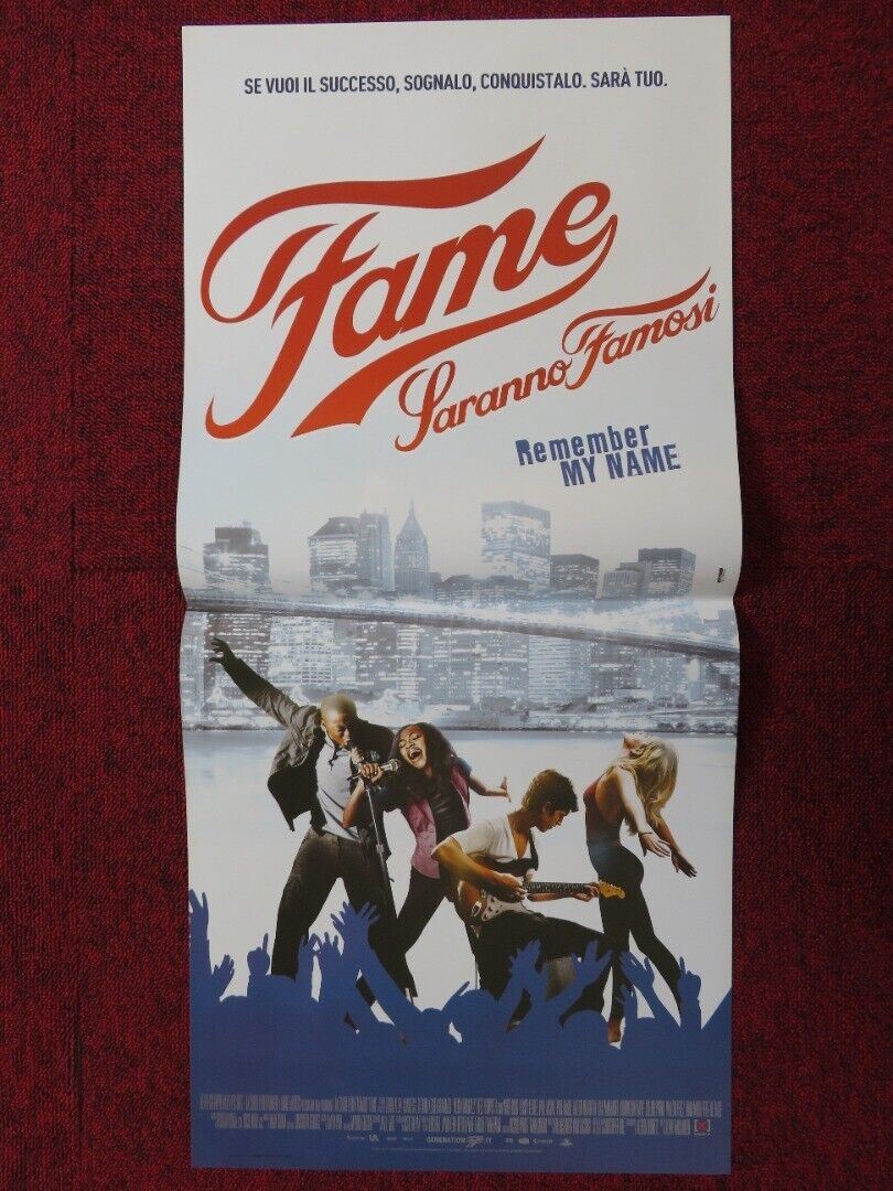 FAME ITALIAN LOCANDINA (27"x12.5") POSTER ASHER MONROE KIRSTY FLORES 2009 Movie posters