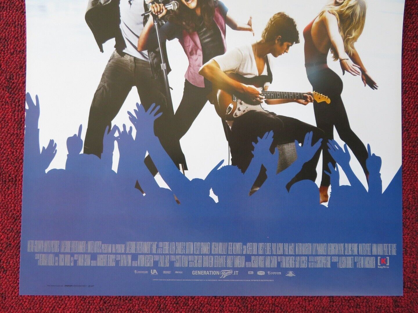 FAME ITALIAN LOCANDINA (27"x12.5") POSTER ASHER MONROE KIRSTY FLORES 2009 Movie posters