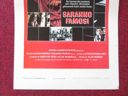 FAME ITALIAN LOCANDINA POSTER IRENE CARA EDDIE BARTH 1980 Rendezvous Cinema Movie posters