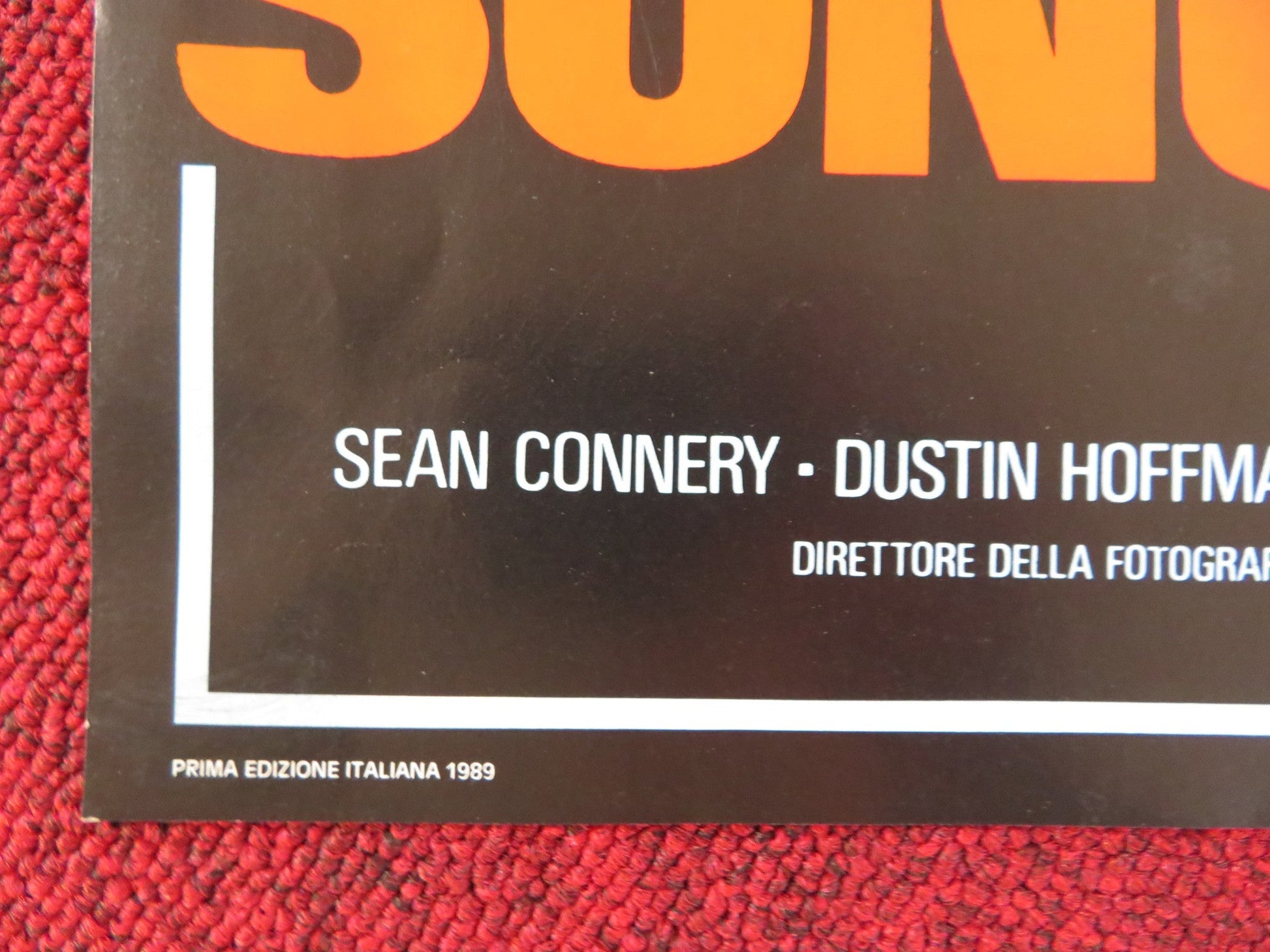 FAMILY BUSINESS - B ITALIAN FOTOBUSTA POSTER SEAN CONNERY DUSTIN HOFFMAN 1989 Rendezvous Cinema Movie posters