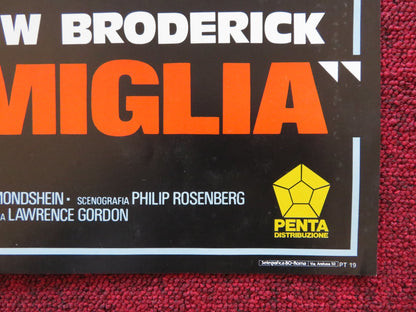 FAMILY BUSINESS - D ITALIAN FOTOBUSTA POSTER SEAN CONNERY DUSTIN HOFFMAN 1989 Rendezvous Cinema Movie posters