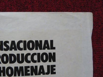 FANGIO FOLDED ARGENTINA POSTER JUEN MANUEL FANIO 1980 - Rendezvous Cinema