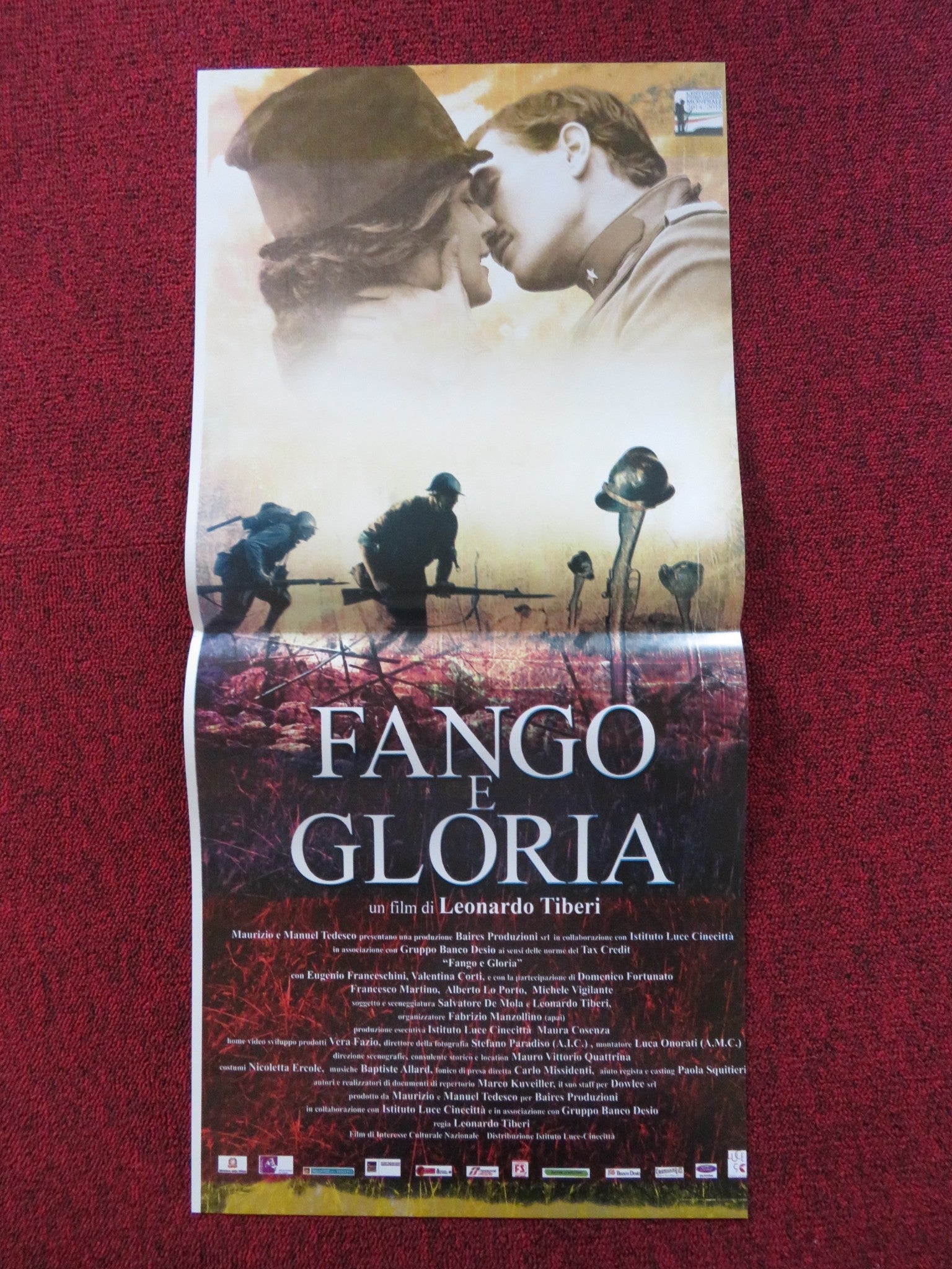 FANGO E GLORIA ITALIAN LOCANDINA POSTER EUGENIO FRANCESCHINI V. CORTI 2014 Rendezvous Cinema Movie posters