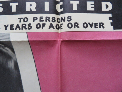 FANNY HILL FOLDED US ONE SHEET POSTER DIANA KJAER HANS ERNBACK 1968 Movie posters