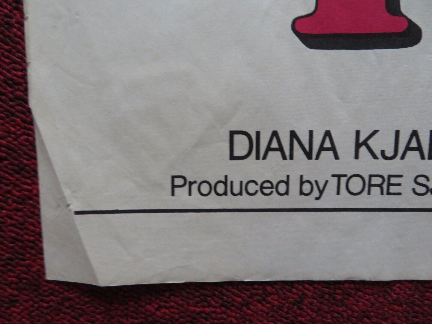 FANNY HILL FOLDED US ONE SHEET POSTER DIANA KJAER HANS ERNBACK 1968 Movie posters