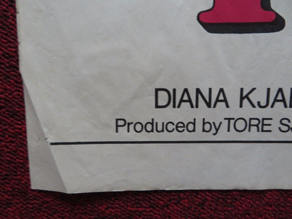 FANNY HILL FOLDED US ONE SHEET POSTER DIANA KJAER HANS ERNBACK 1968 Movie posters