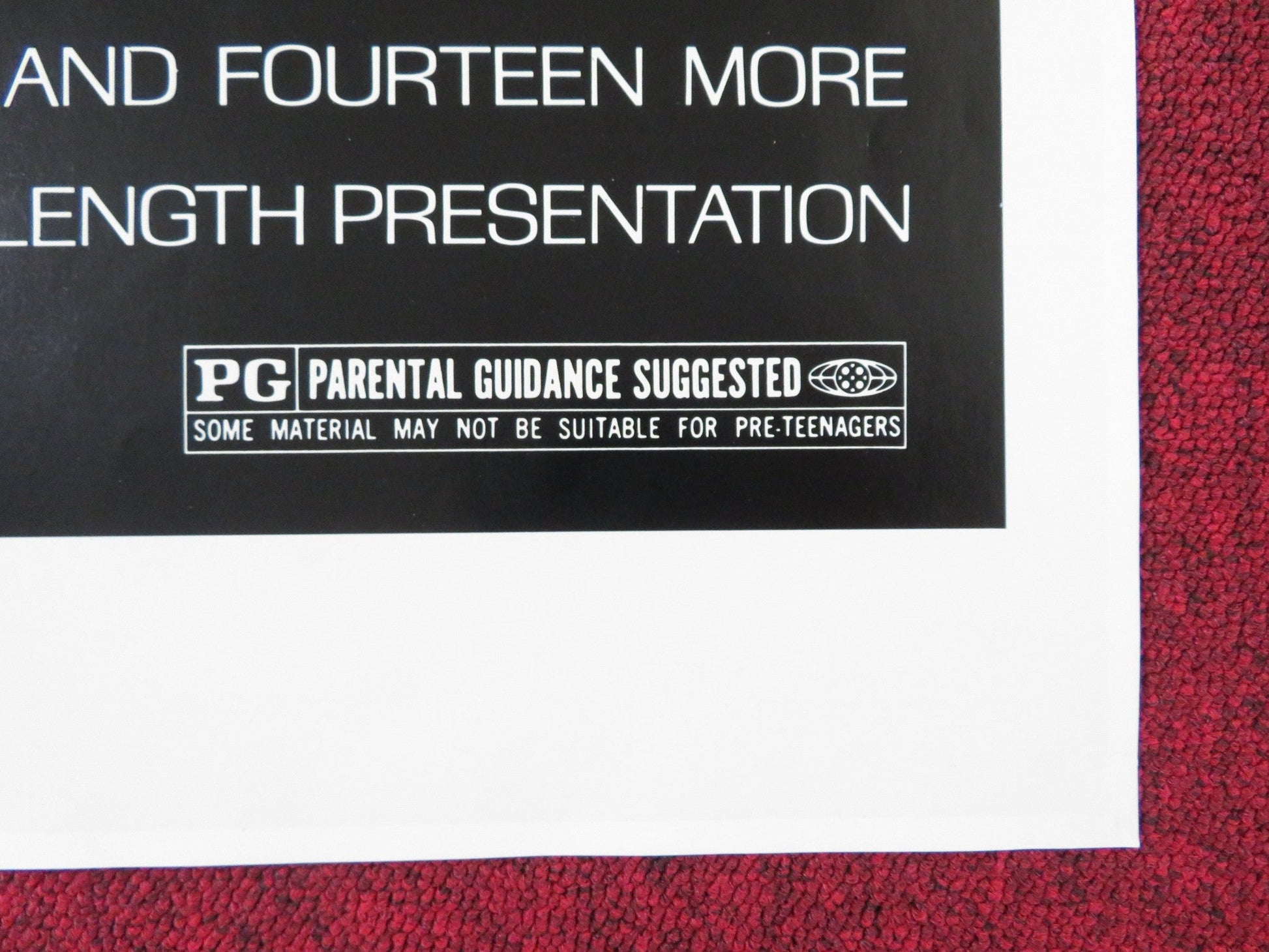 FANTASTIC ANIMATION FESTIVAL FOLDED US ONE SHEET POSTER PINK FLOYD 1977 Rendezvous Cinema Movie posters