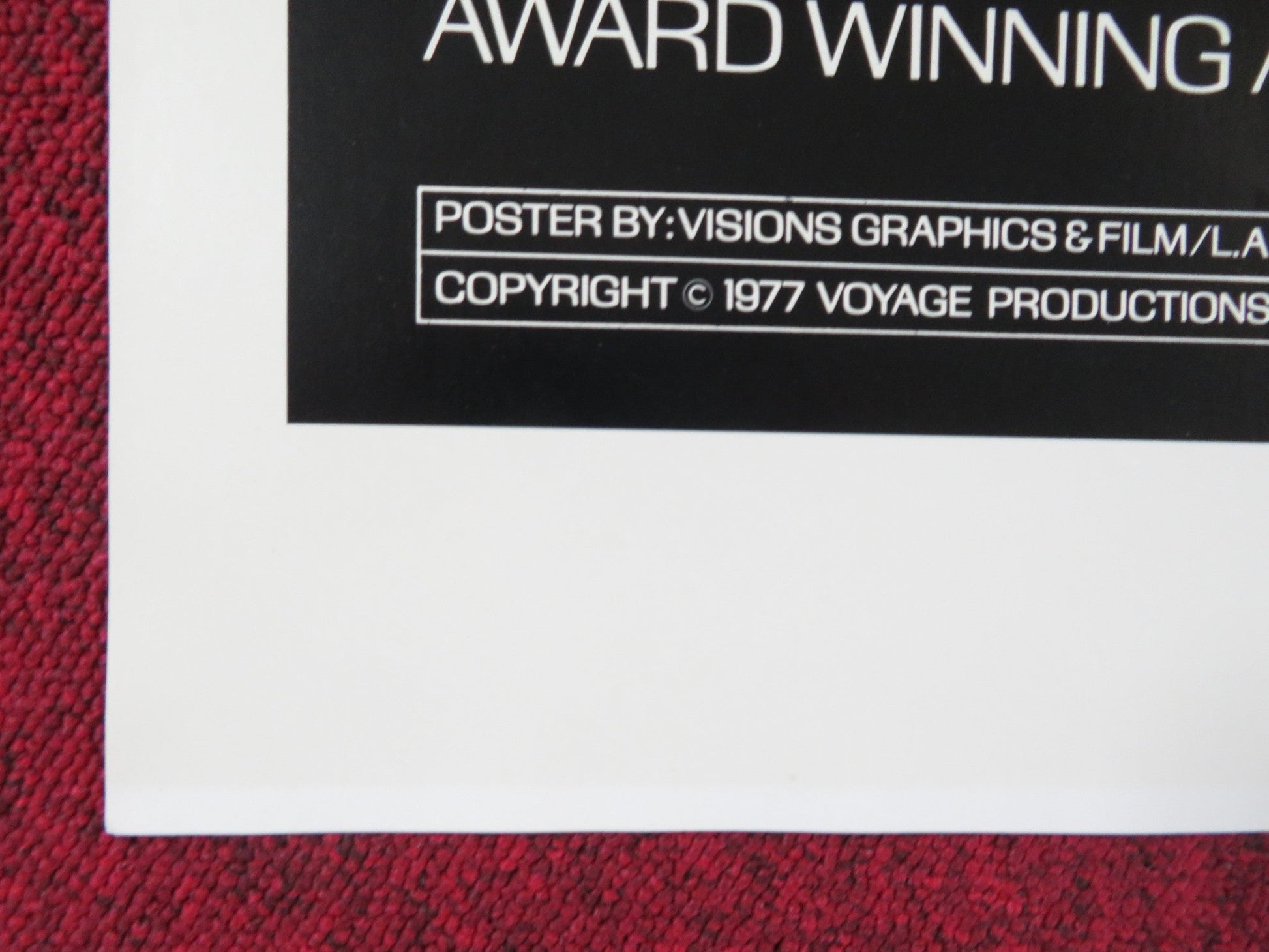 FANTASTIC ANIMATION FESTIVAL FOLDED US ONE SHEET POSTER PINK FLOYD 1977 Rendezvous Cinema Movie posters