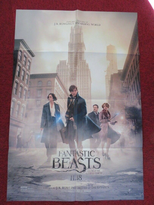 FANTASTIC BEASTS AND WHERE TO FIND THEM FOLDED US ONE SHEET POSTER E REDMAYN '16 Movie posters