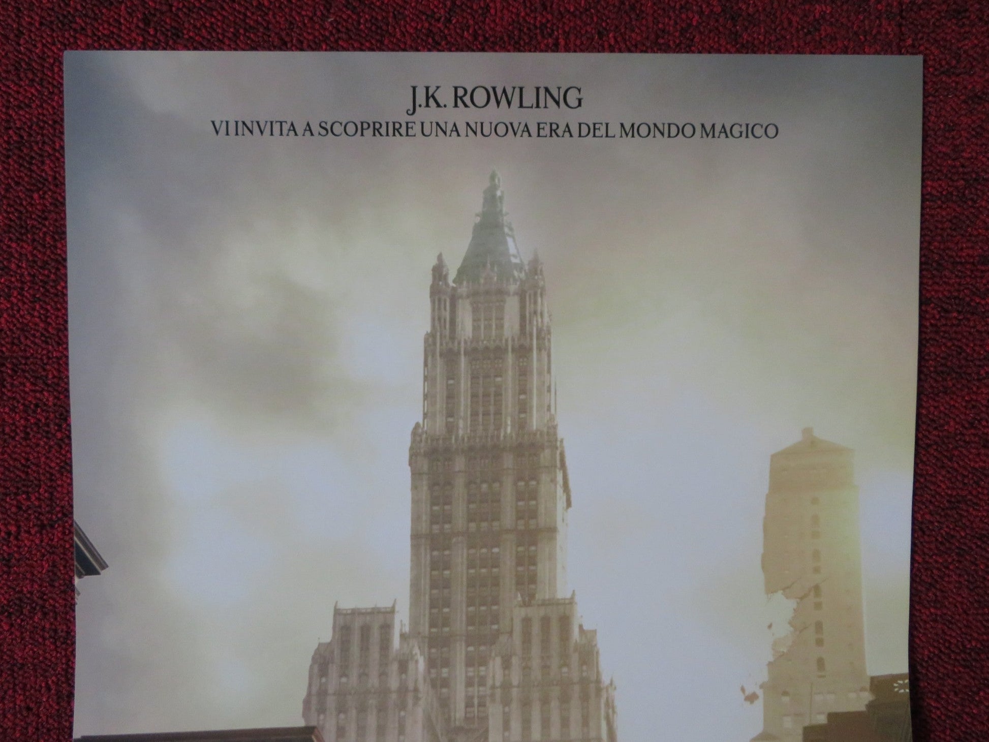 FANTASTIC BEASTS AND WHERE TO FIND THEM ITALIAN LOCANDINA POSTER REDMAYNE 2016 Rendezvous Cinema Movie posters