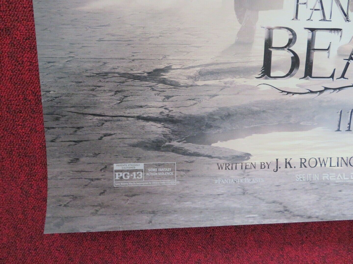 FANTASTIC BEASTS AND WHERE TO FIND THEM US ONE SHEET ROLLED POSTER 2016 - Rendezvous Cinema