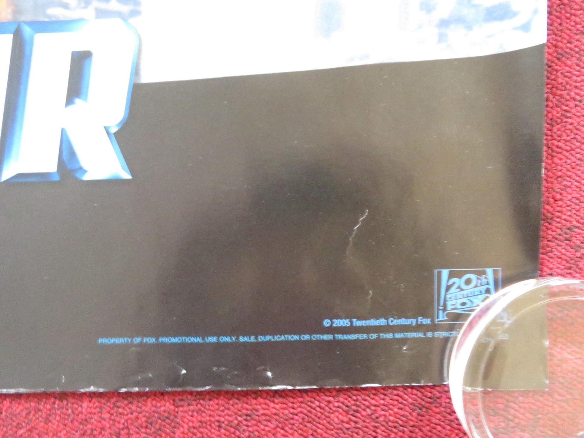 FANTASTIC FOUR UK QUAD (30"x 40") ROLLED POSTER IOAN GRUFFUDD JESSICA ALBA 2005 Rendezvous Cinema Movie posters