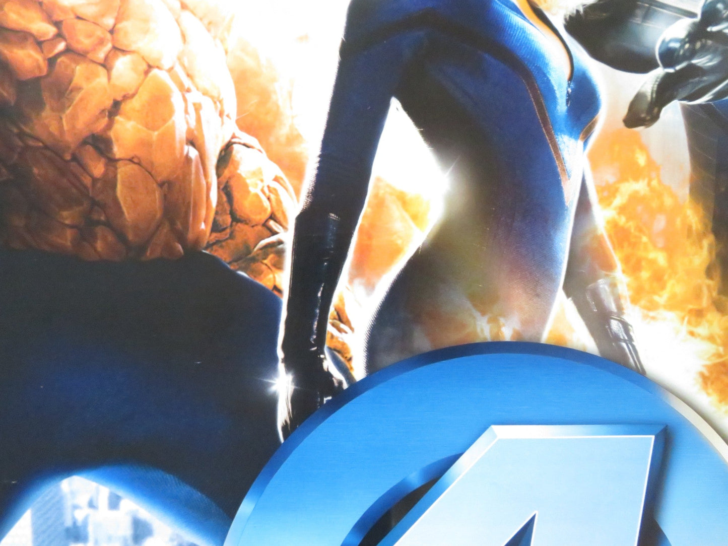 FANTASTIC FOUR UK QUAD (30"x 40") ROLLED POSTER IOAN GRUFFUDD JESSICA ALBA 2005 Rendezvous Cinema Movie posters