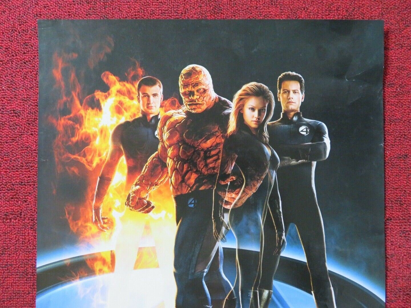FANTASTIC FOUR US (13.5"x 20") POSTER JESSICA ALBA CHRIS EVANS 2005 Movie posters