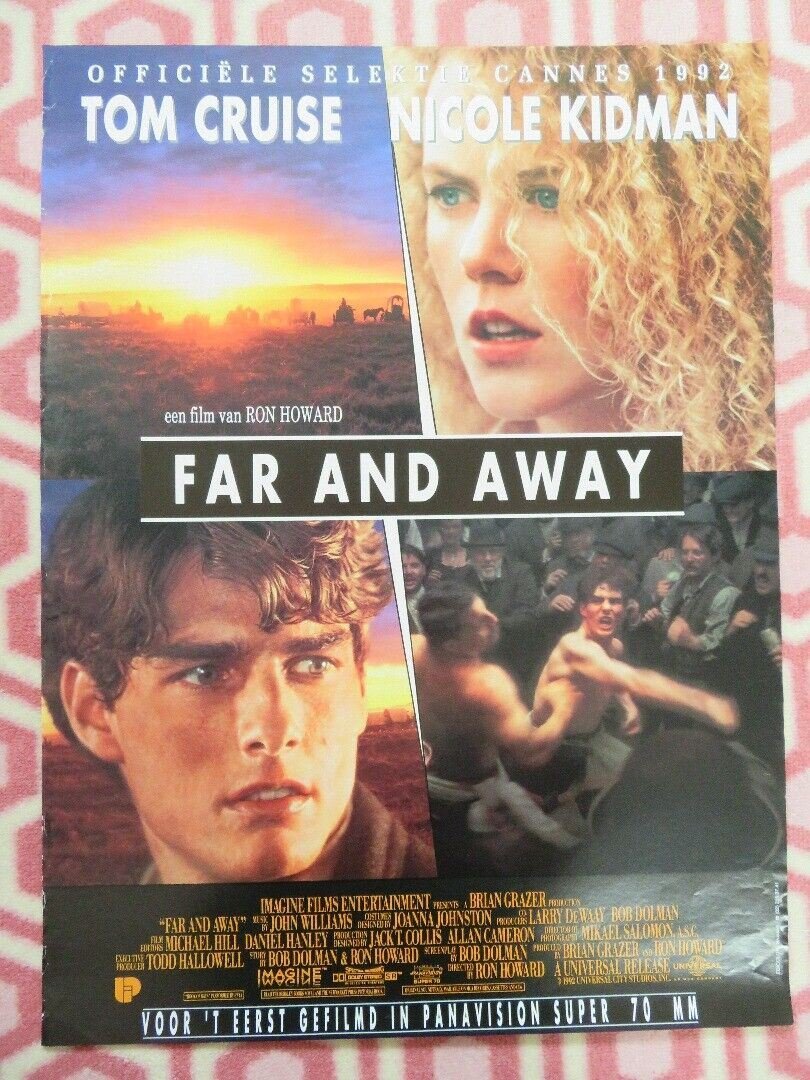 FAR AND AWAY BELGIUM (21.5"x 16") POSTER TOM CRUISE NICOLE KIDMAN 1992 Movie posters