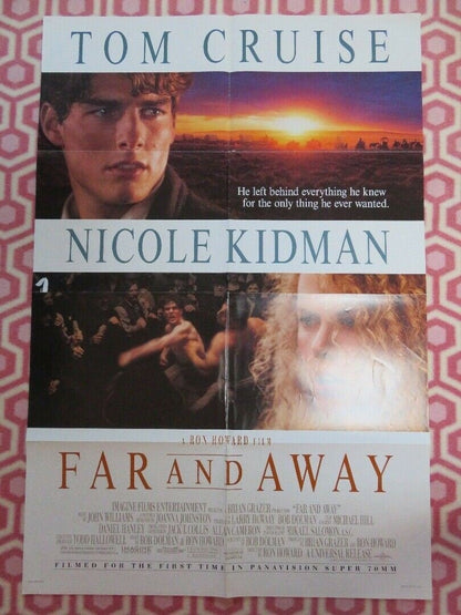 FAR AND AWAY US ONE SHEET POSTER NICOLE KIDMAN TOM CRUIZ 1992 Movie posters