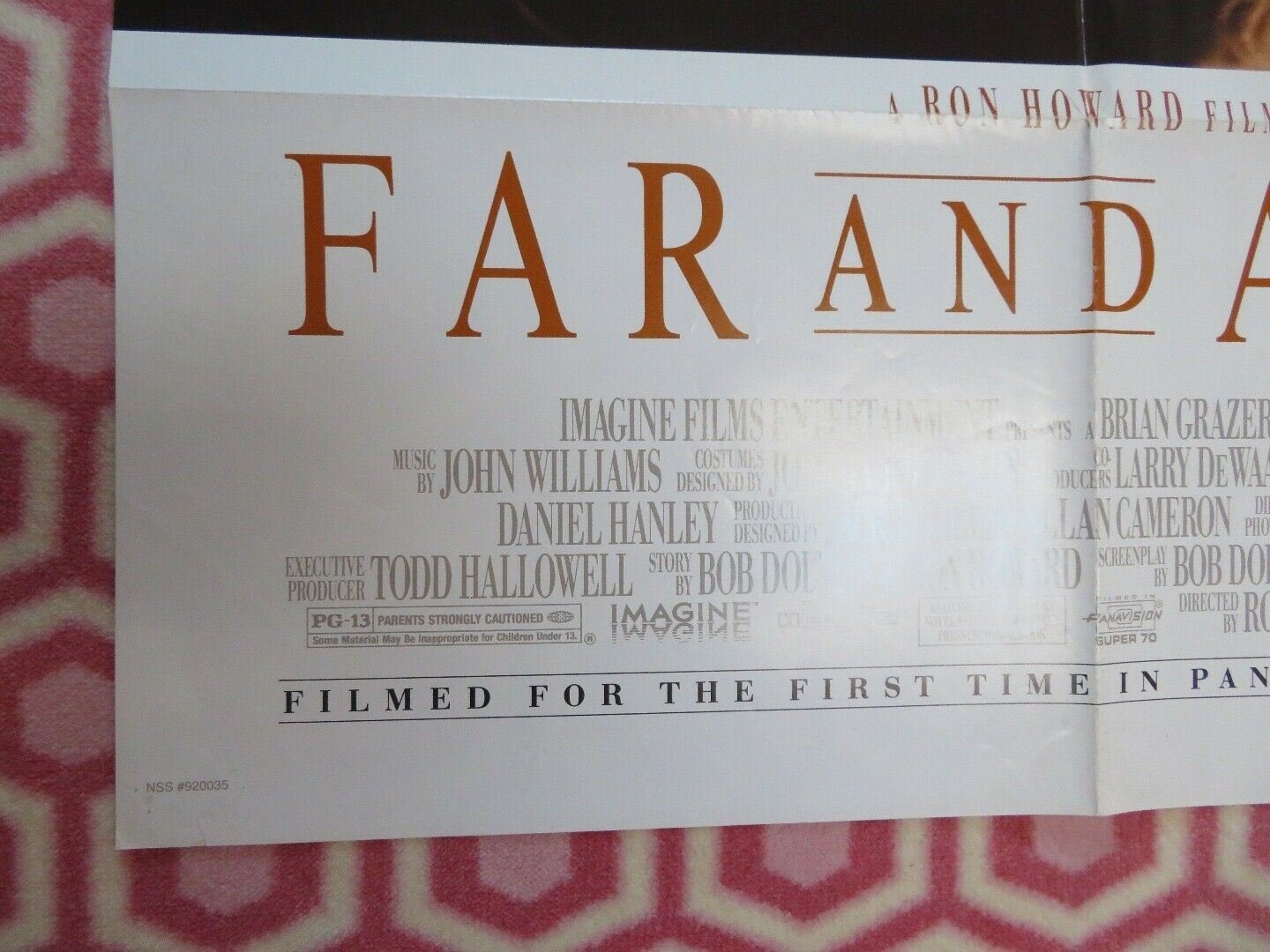 FAR AND AWAY US ONE SHEET POSTER NICOLE KIDMAN TOM CRUIZ 1992 Movie posters
