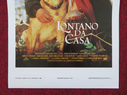FAR FROM HOME: THE ADVENTURES OF YELLOW DOG ITALIAN LOCANDINA POSTER 1995 Rendezvous Cinema Movie posters