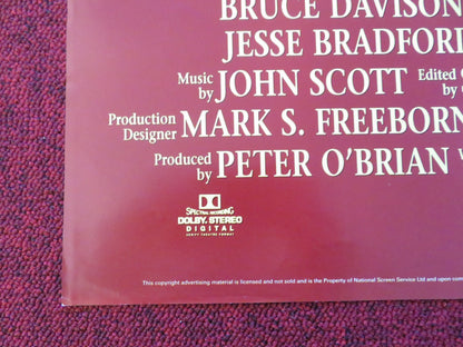 FAR FROM HOME: THE ADVENTURES OF YELLOW DOG UK QUAD POSTER FOLDED J.BRADFORD '94 Rendezvous Cinema Movie posters