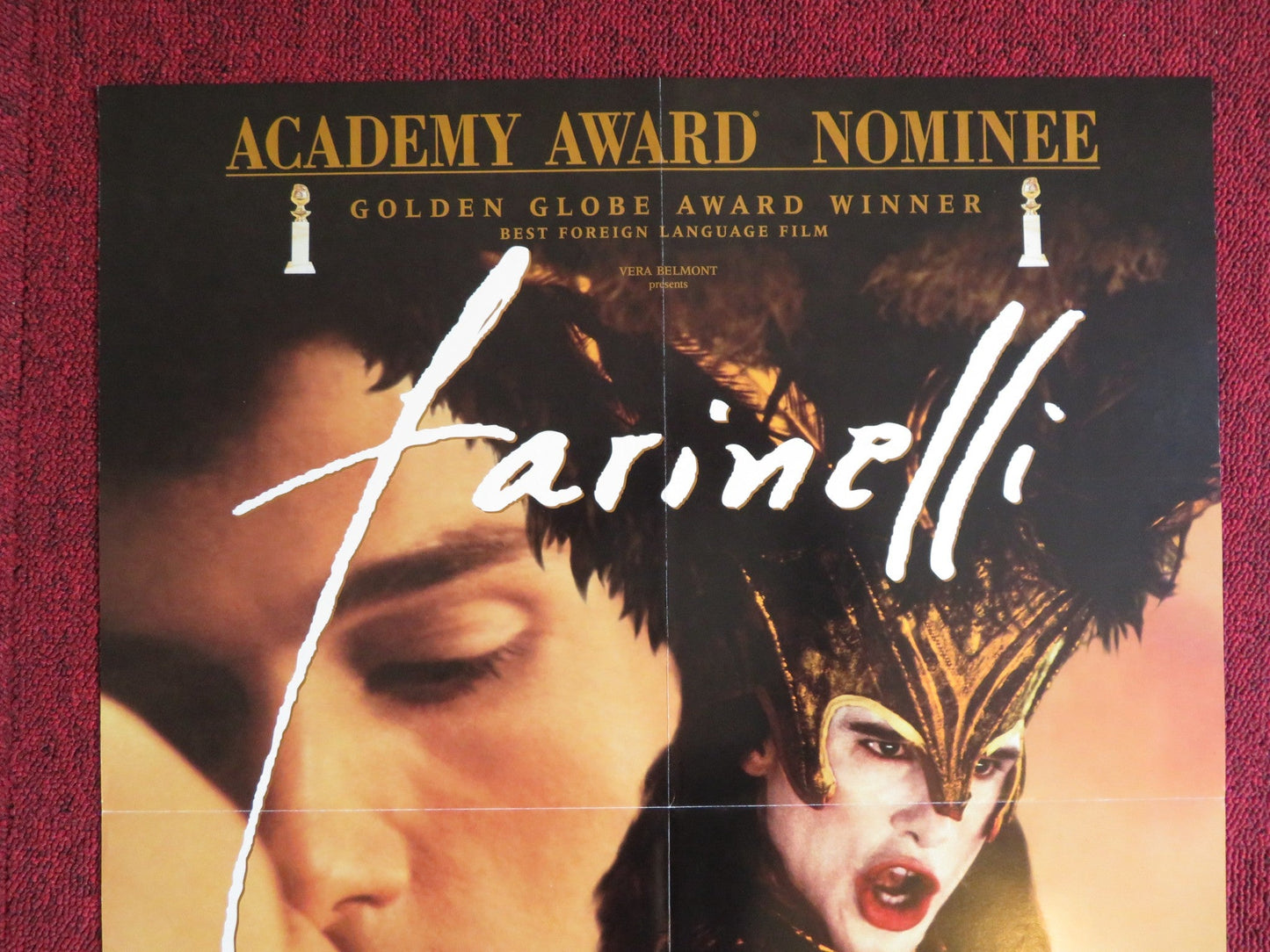 FARINELLI FRENCH PROMO POSTER STEFANO DIONISI ENRICO LO VERSO 1994 Rendezvous Cinema Movie posters