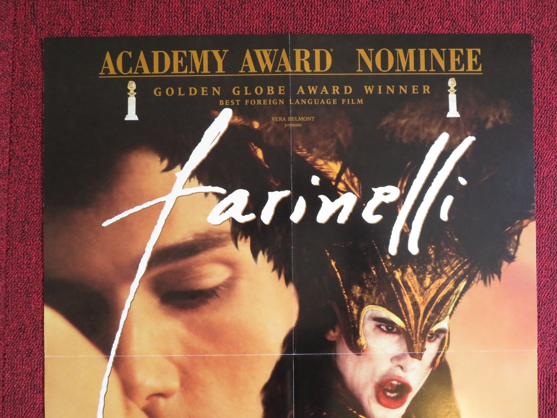 FARINELLI FRENCH PROMO POSTER STEFANO DIONISI ENRICO LO VERSO 1994 Rendezvous Cinema Movie posters