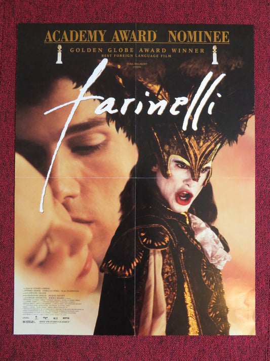 FARINELLI FRENCH PROMO POSTER STEFANO DIONISI ENRICO LO VERSO 1994 Rendezvous Cinema Movie posters