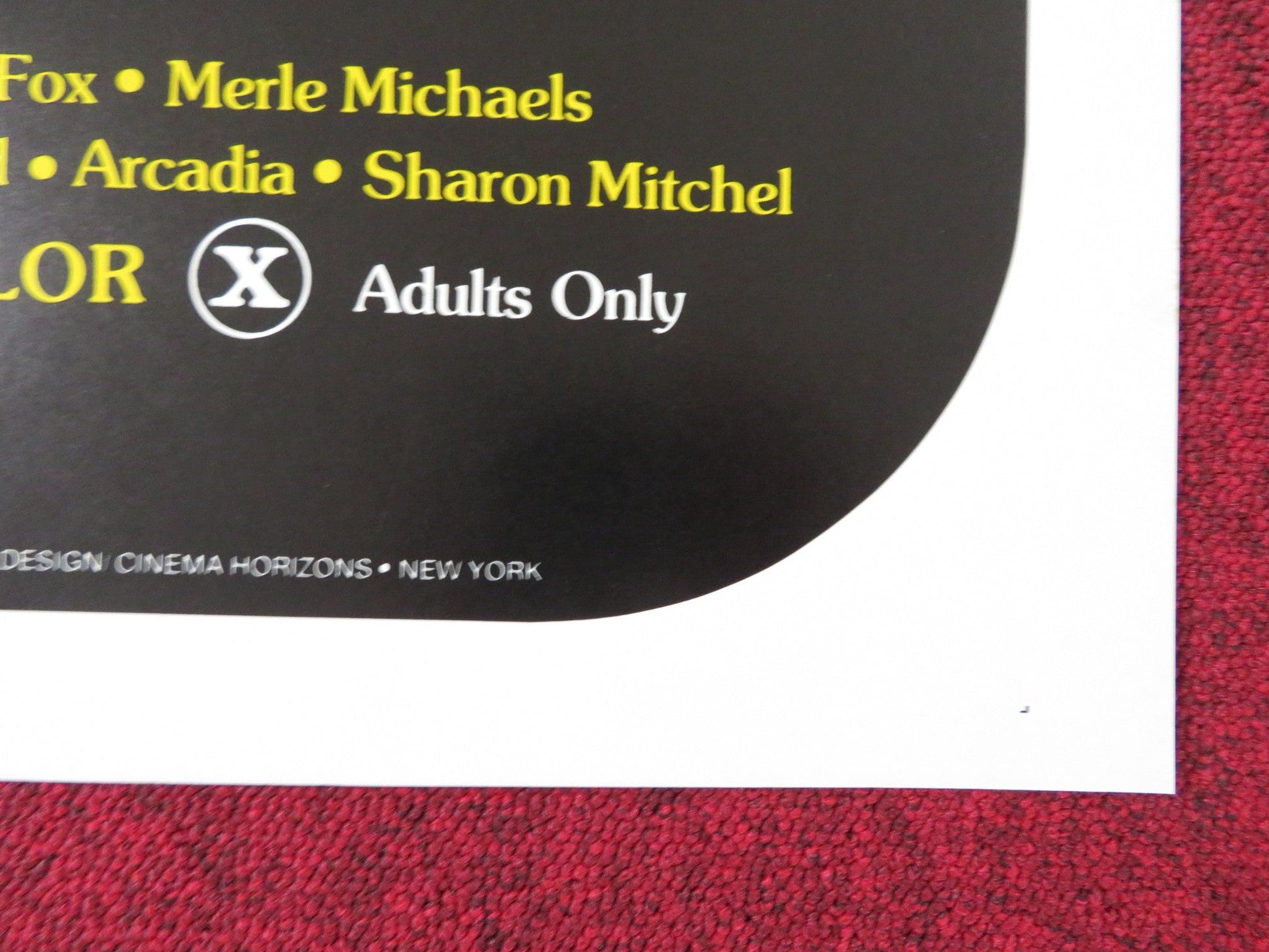 FASCINATION US TRI FOLDED ONE SHEET ROLLED POSTER RON JEREMY SAMANTHA FOX 1980 Rendezvous Cinema Movie posters