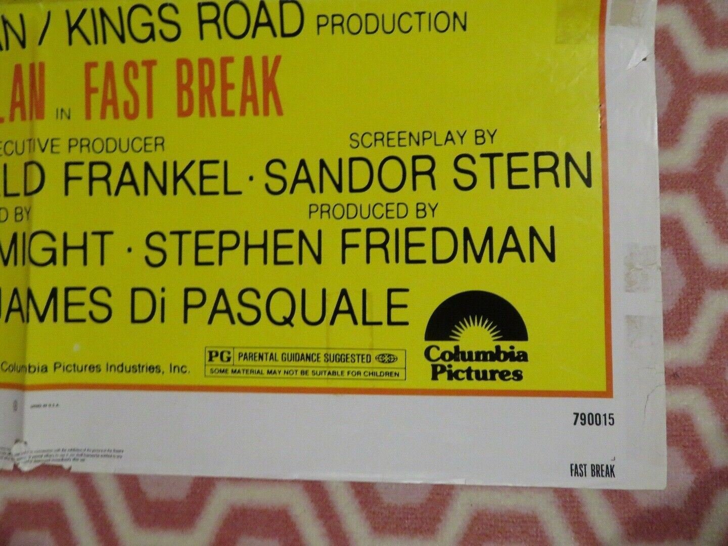 FAST BREAK US ONE SHEET POSTER GABRIEL KAPLAN 1979 Movie posters