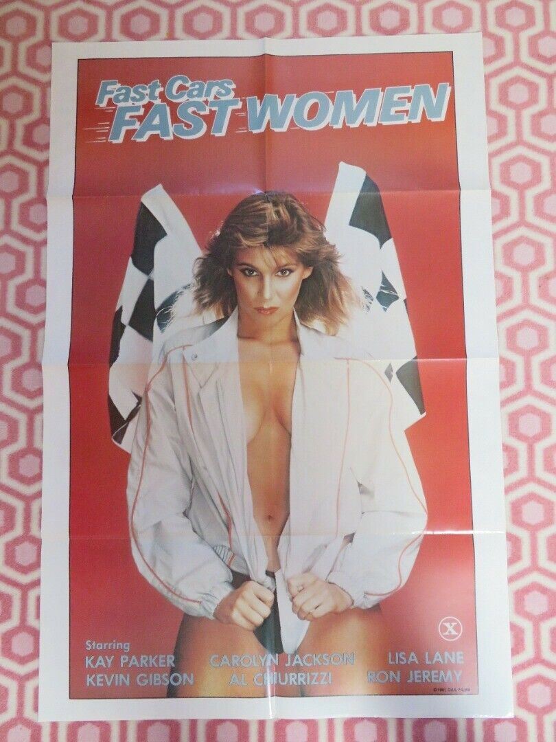 FAST CAR FAST WOMEN ADULT FOLDED US ONE SHEET POSTER KAY PARKER 1981 Movie posters