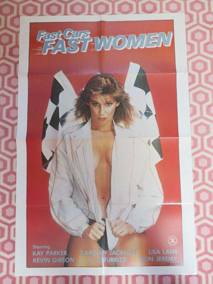 FAST CAR FAST WOMEN ADULT FOLDED US ONE SHEET POSTER KAY PARKER 1981 Movie posters