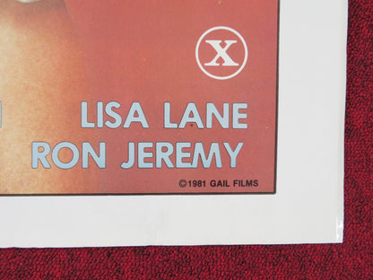 FAST CARS FAST WOMEN US TRI FOLDED ONE SHEET ROLLED POSTER KAY PARKER 1981 Rendezvous Cinema Movie posters