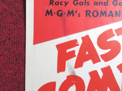 FAST COMPANY US INSERT (14"x 36") POSTER HOWARD KEEL POLLY BERGEN 1953 Rendezvous Cinema Movie posters
