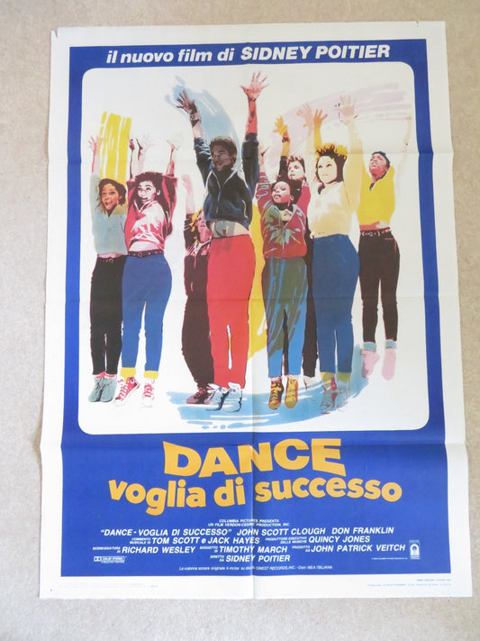 FAST FORWARD ITALIAN 2 FOGLIO POSTER JOHN SCOTT CLOUGH DON FRANKLIN 1985 Rendezvous Cinema Movie posters