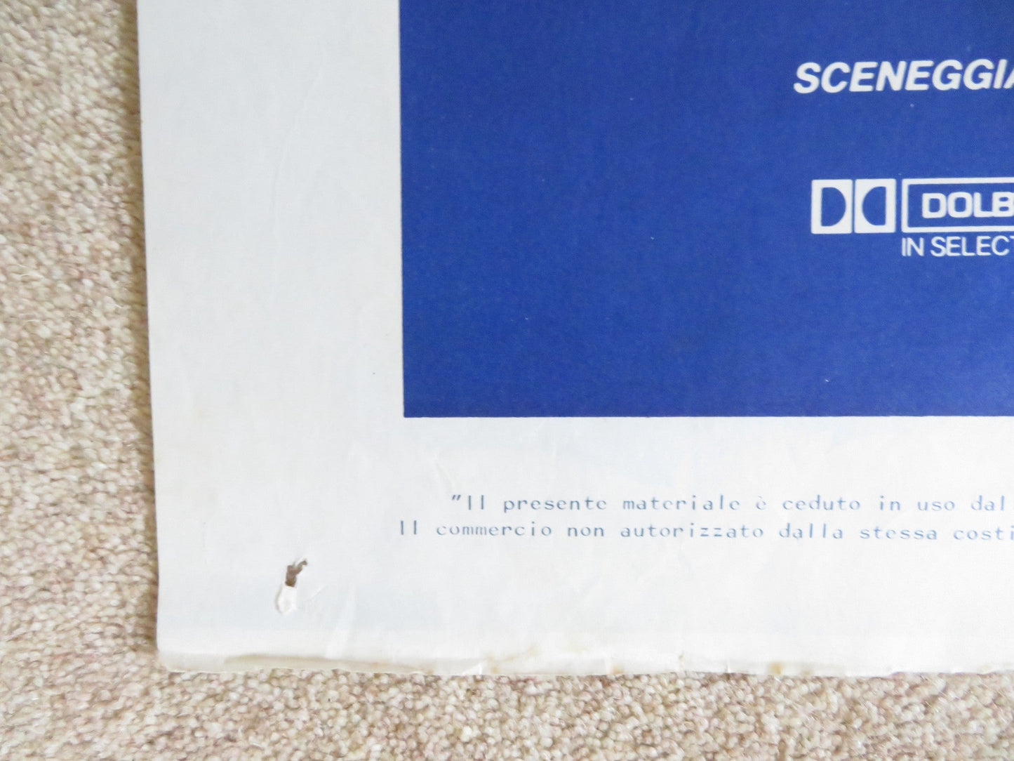FAST FORWARD ITALIAN 2 FOGLIO POSTER JOHN SCOTT CLOUGH DON FRANKLIN 1985 Rendezvous Cinema Movie posters