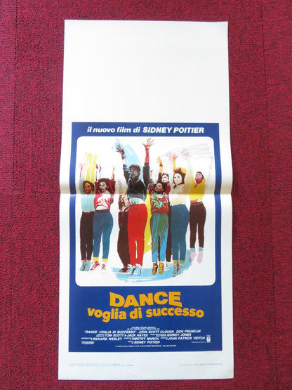 FAST FORWARD ITALIAN LOCANDINA POSTER JOHNN SCOTT CLOUGH DON FRANKLIN 1985 Rendezvous Cinema Movie posters