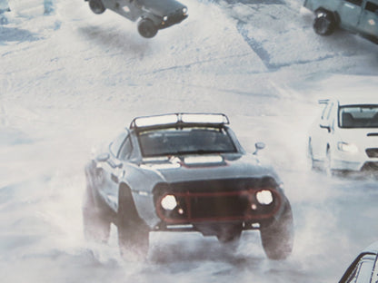 FAST & FURIOUS 8 - THE FATE OF THE FURIOUS UK QUAD (30"x 40") ROLLED POSTER 2016 Rendezvous Cinema Movie posters