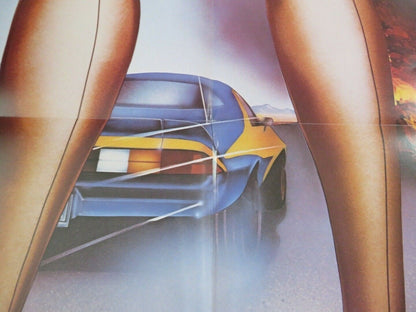 FAST LANE FEVER ONE SHEET POSTER FOLDED TONY SERIO DEBORAH CONWAY CANNON 1982 Movie posters