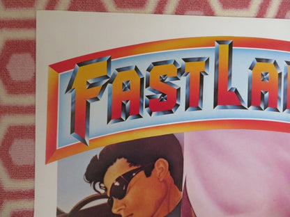 FAST LANE FEVER ONE SHEET POSTER FOLDED TONY SERIO DEBORAH CONWAY CANNON 1982 Movie posters