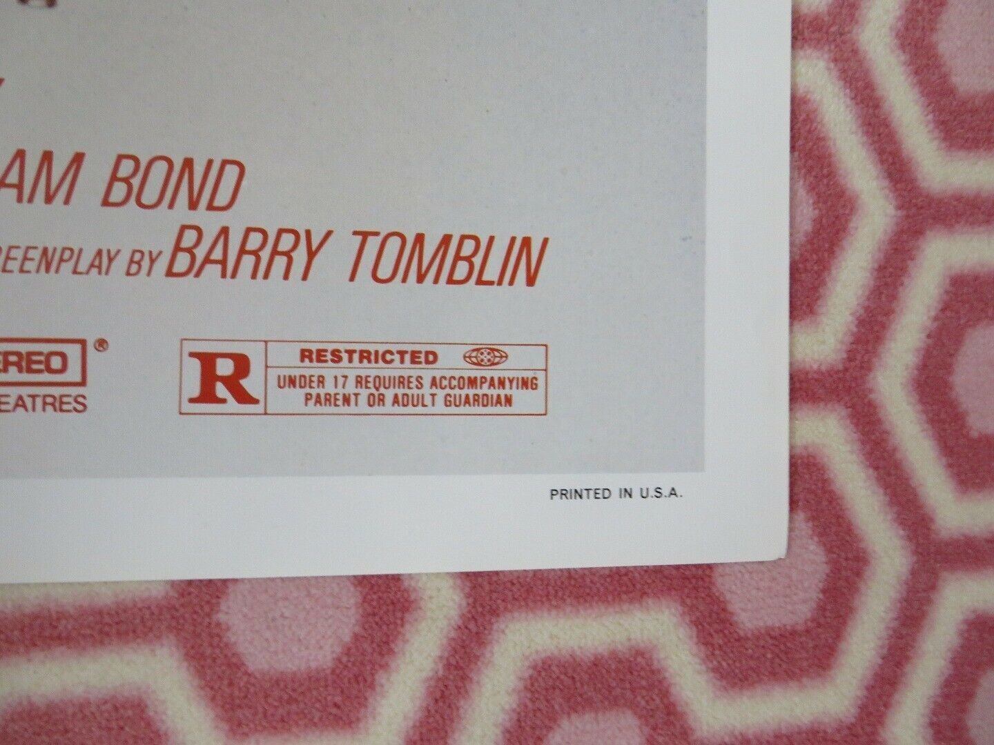 FAST LANE FEVER ONE SHEET POSTER FOLDED TONY SERIO DEBORAH CONWAY CANNON 1982 Movie posters