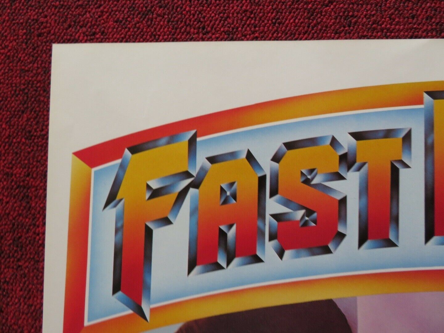 FAST LANE FEVER / RUNNING ON EMPTY - CANNON FOLDED US ONE SHEET POSTER 1982 Movie posters