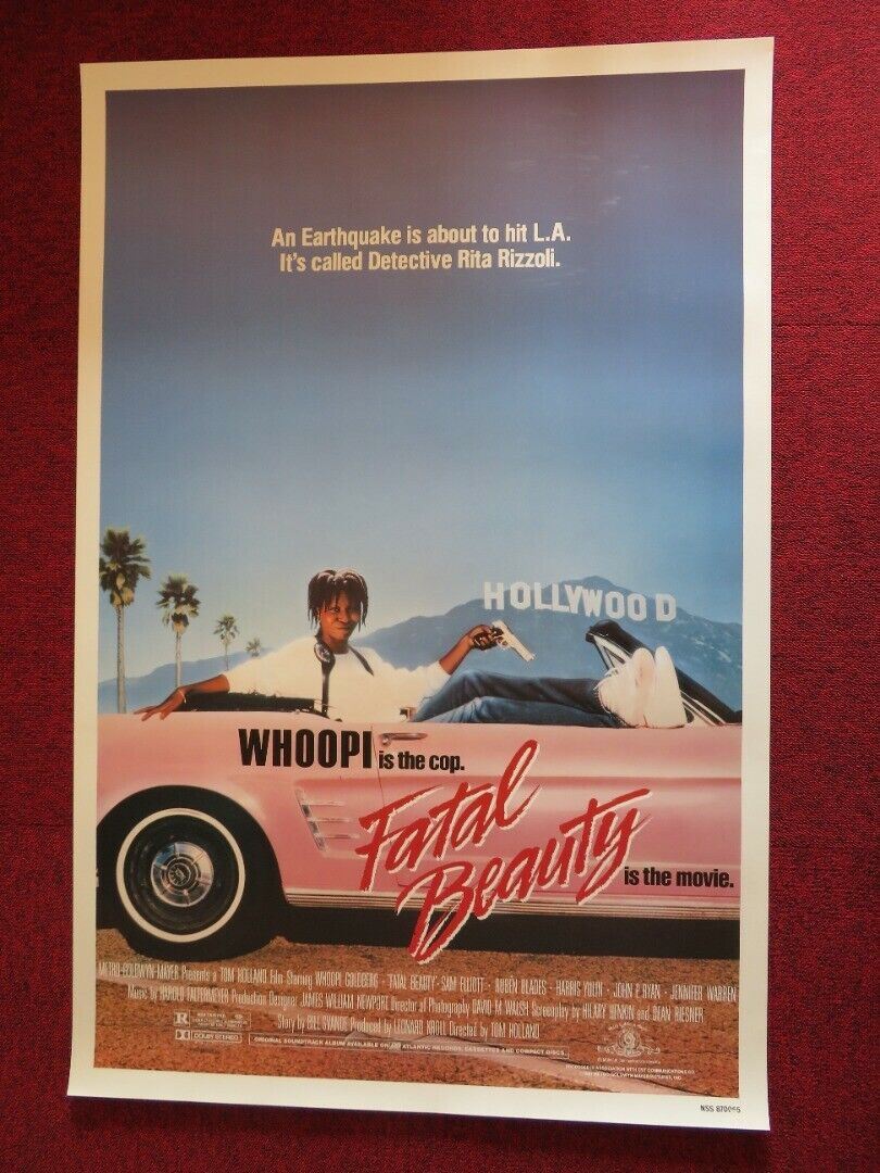 FATAL BEAUTY US ONE SHEET ROLLED POSTER WHOOPI GOLDBERG SAM ELLIOTT 1987 Movie posters