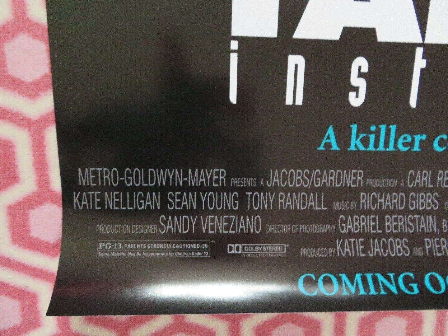 FATAL INSTINCT-BLUE US ONE SHEET ROLLED POSTER SHERILYN FENN 1993 - Rendezvous Cinema