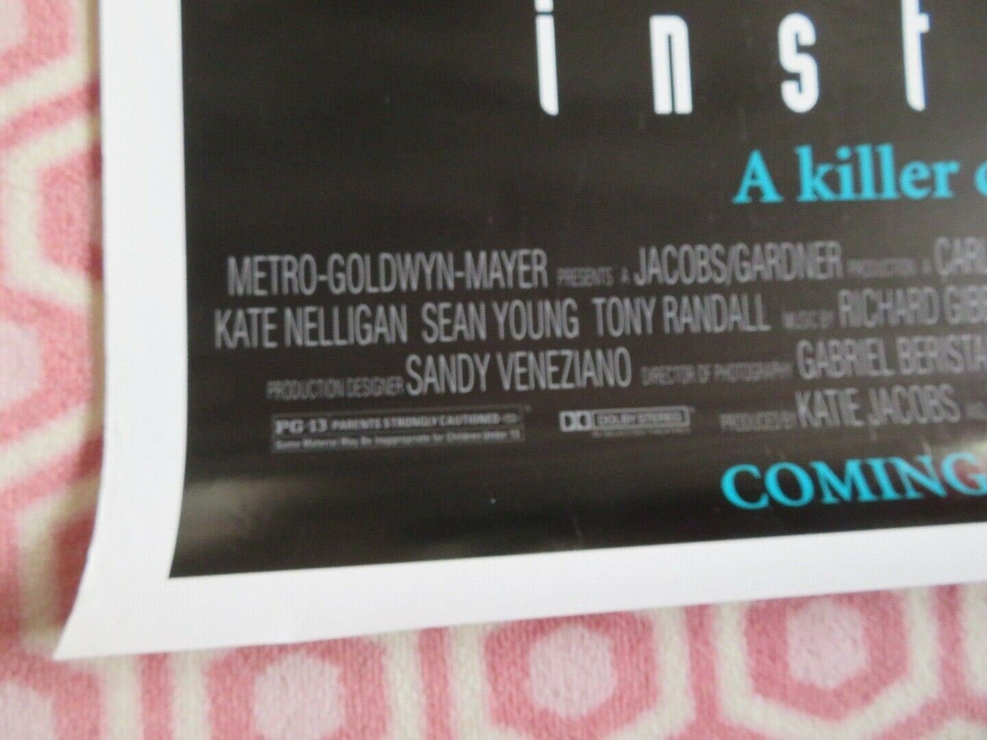 FATAL INSTINCT US ONE SHEET ROLLED POSTER SHERILYN FENN SEAN YOUNG 1993 Movie posters