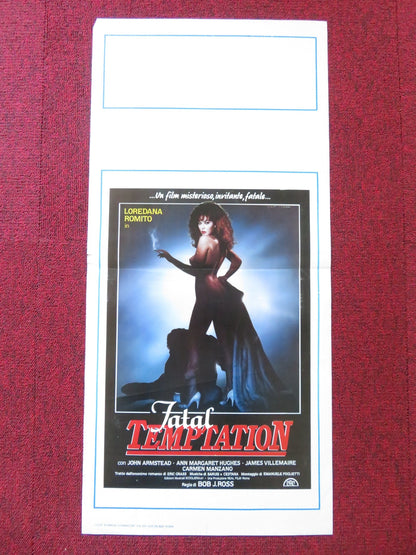 FATAL TEMPTATION ITALIAN LOCANDINA POSTER ANN MARGARET HUGHES 1988 Rendezvous Cinema Movie posters