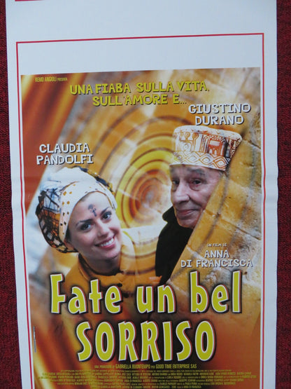FATE UN BEL SORRISO ITALIAN LOCANDINA POSTER CLAUDIA PANDOLFI G. DURANO 2000 Rendezvous Cinema Movie posters