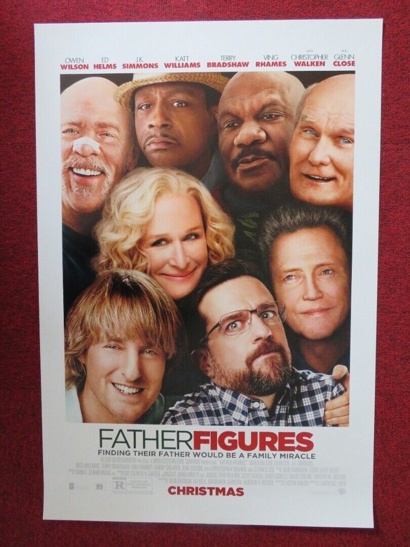 FATHER FIGURES US ONE SHEET ROLLED POSTER ROBERT MELLO ED HELMS 2017 Movie posters