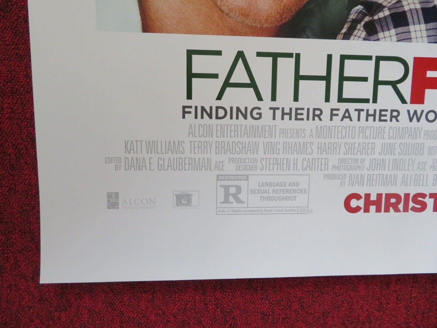 FATHER FIGURES US ONE SHEET ROLLED POSTER ROBERT MELLO ED HELMS 2017 Movie posters